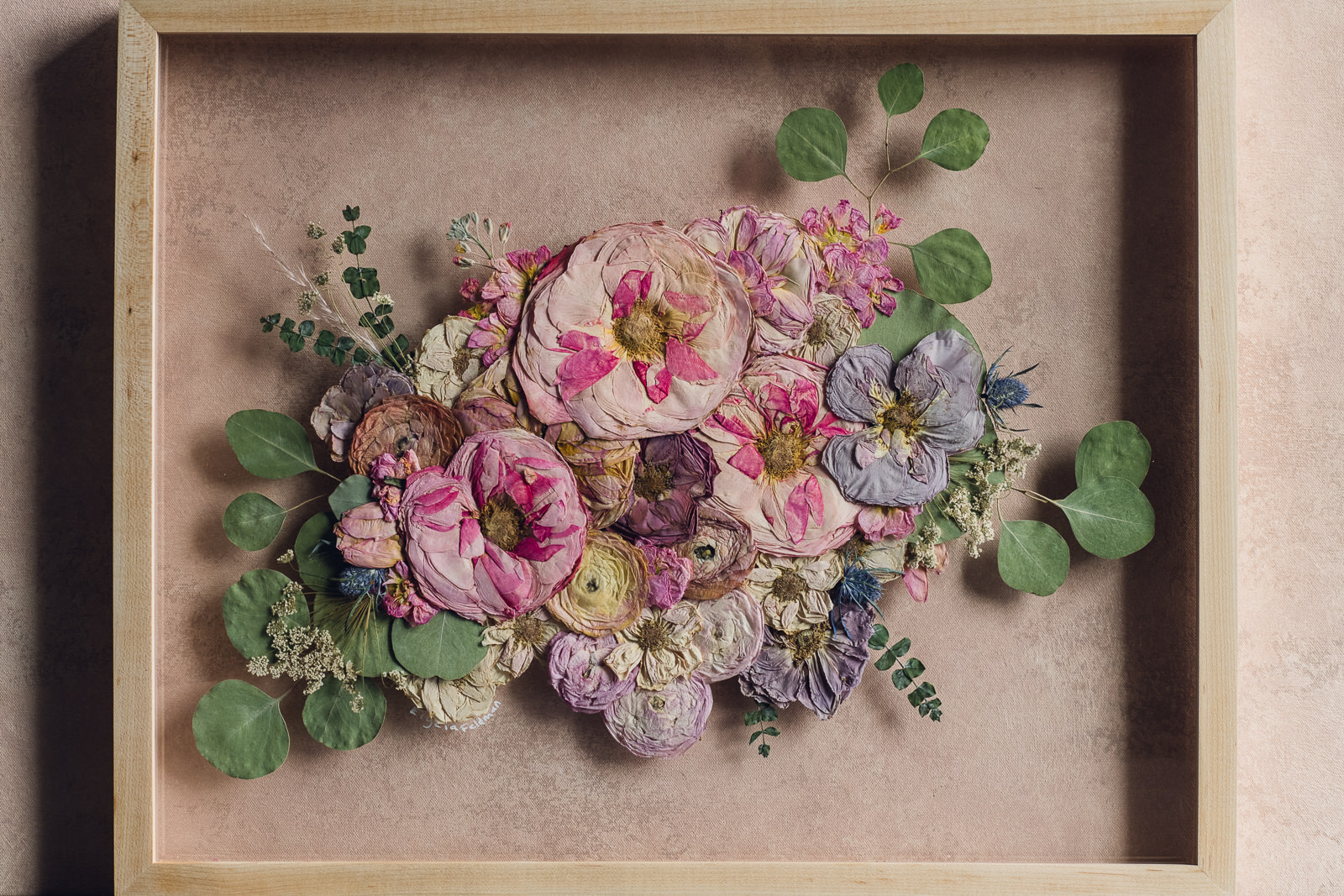 Flower Press Studio's Colorful Compositions Preserve Botanicals
