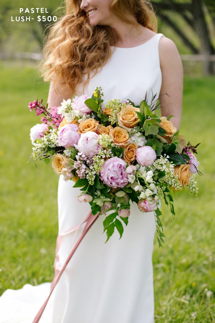 pastel elopement bouquet order online