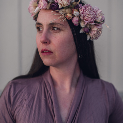 Dried Winter Floral Crown